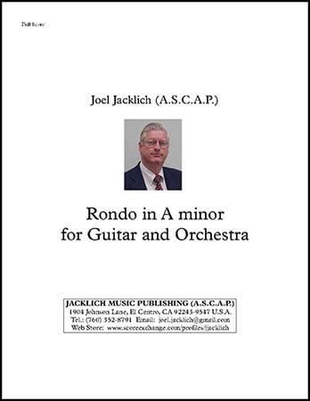 Rondo in A minor for Guitar and Orchestra | J.W. Pepper