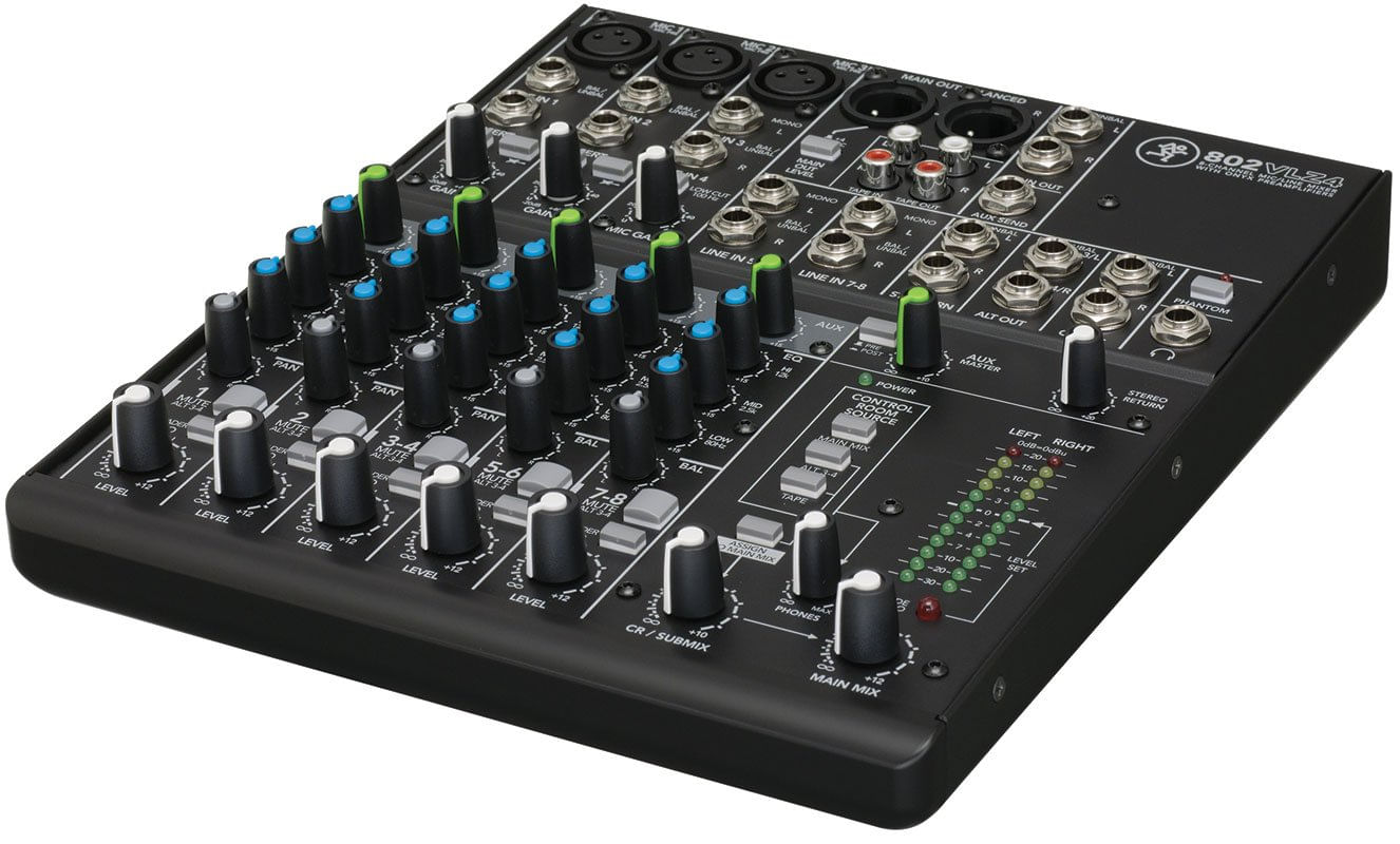 Mackie Compact Mixer 802VLZ4 8 Channel | J.W. Pepper