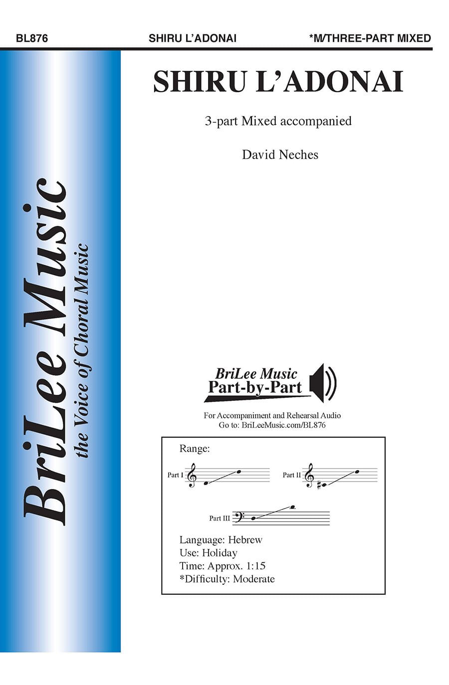 Shiru L'Adonai Choral Sheet Music | J.W. Pepper