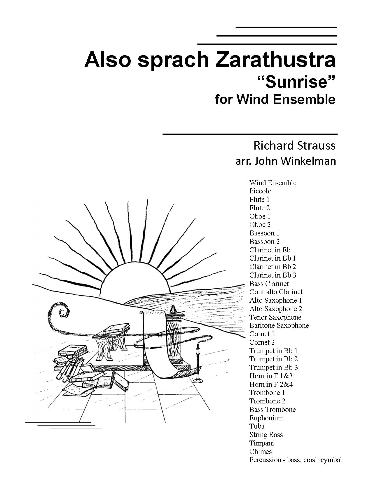 Also sprach Zarathustra Concert Band Sheet Music | J.W. Pepper