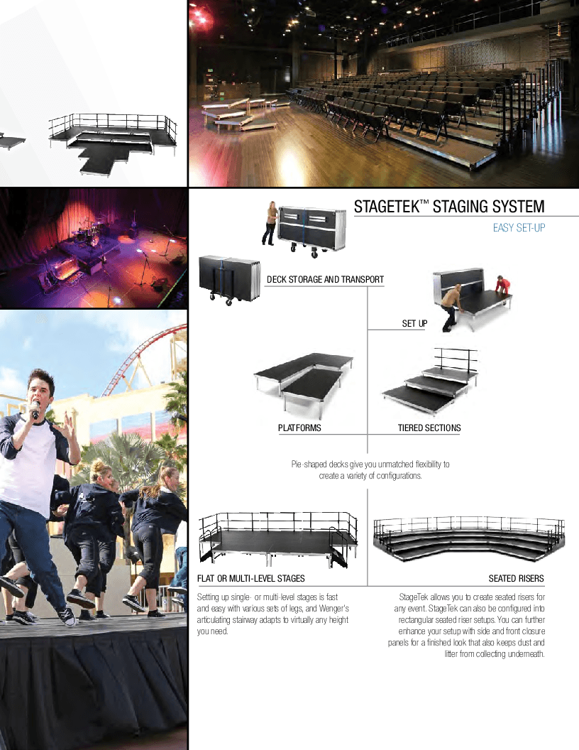 StageTek 3-Tier Riser Unit | J.W. Pepper