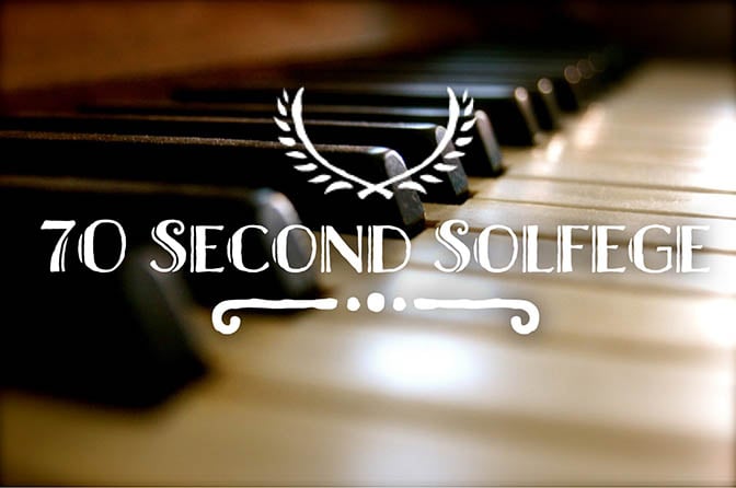 70 Second Solfege Choral Sheet Music | J.W. Pepper