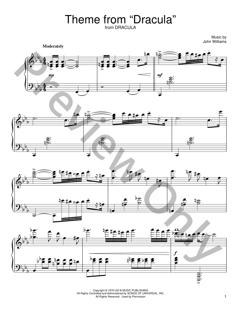 Theme from Dracula | J.W. Pepper