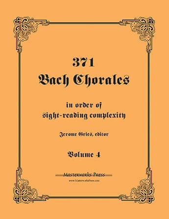 371 Bach Chorales Choral Sheet Music | J.W. Pepper