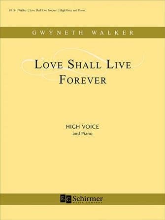 Love Shall Live Forever Vocal Sheet Music | J.W. Pepper