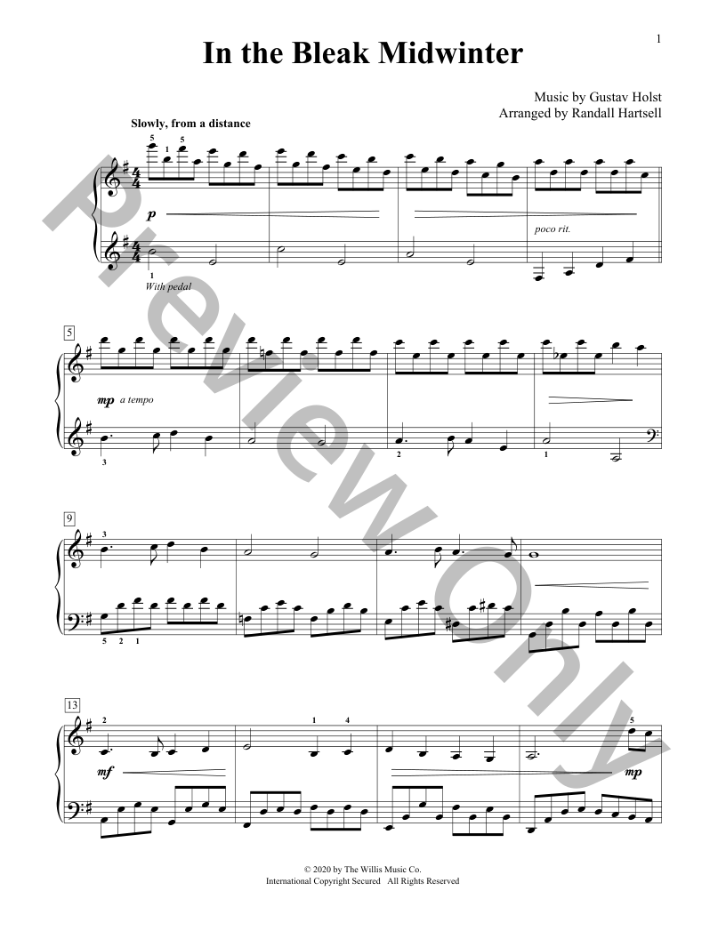 in-the-bleak-midwinter-j-w-pepper