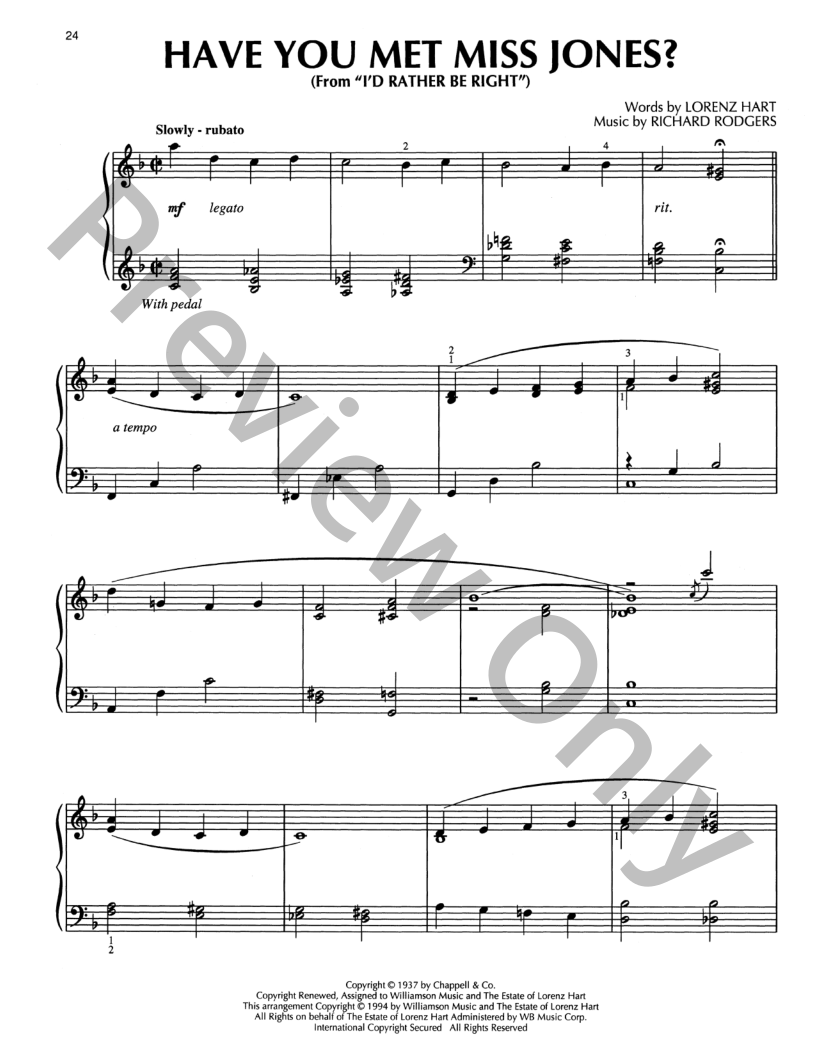 Have You Met Miss Jones? J.W. Pepper