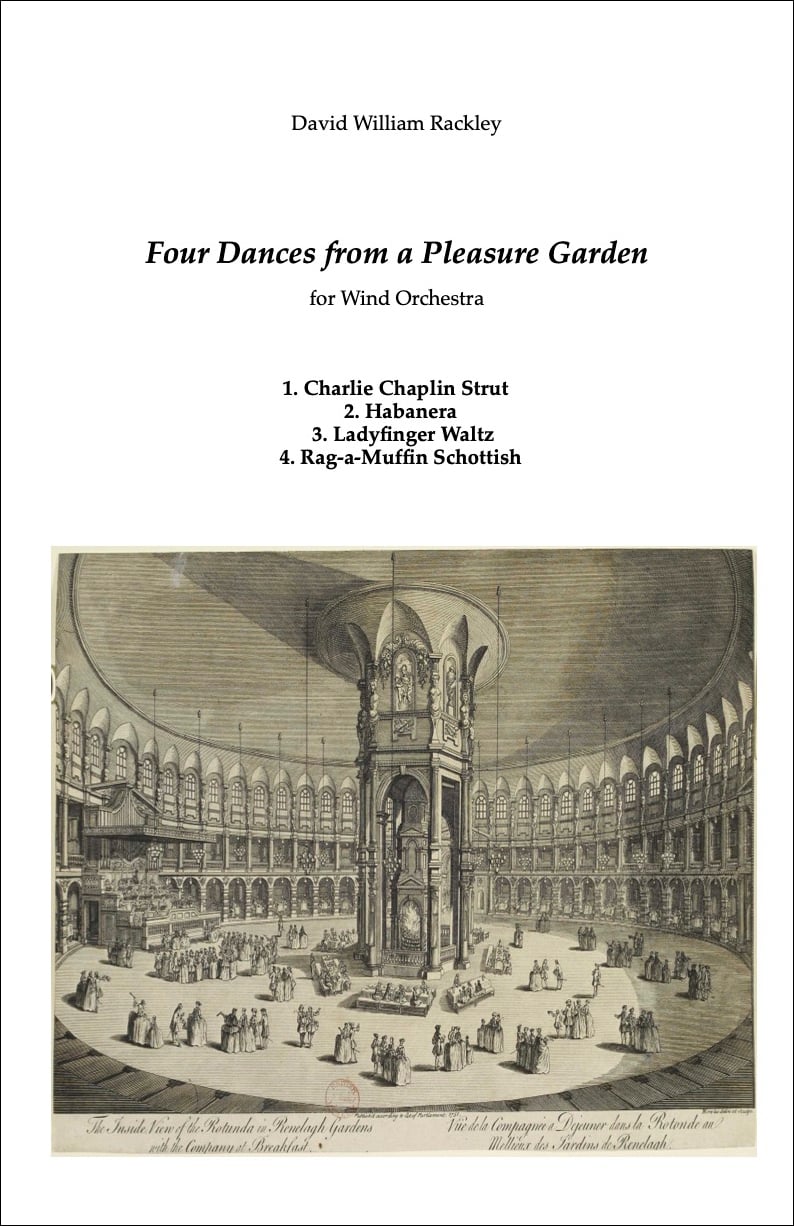 Four Dances from a Pleasure Garden Concert Band Sheet Music | J.W. Pepper