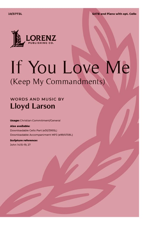 If You Love Me Choral Sheet Music | J.W. Pepper
