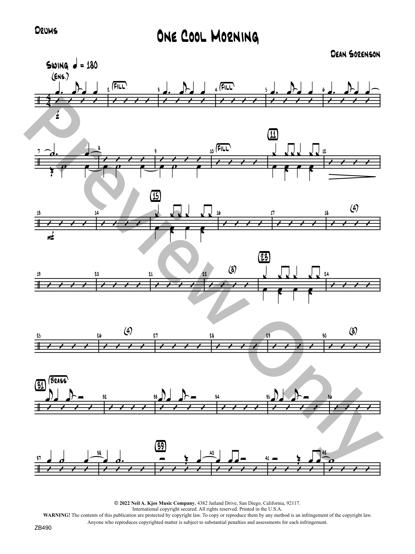 One Cool Morning | J.W. Pepper