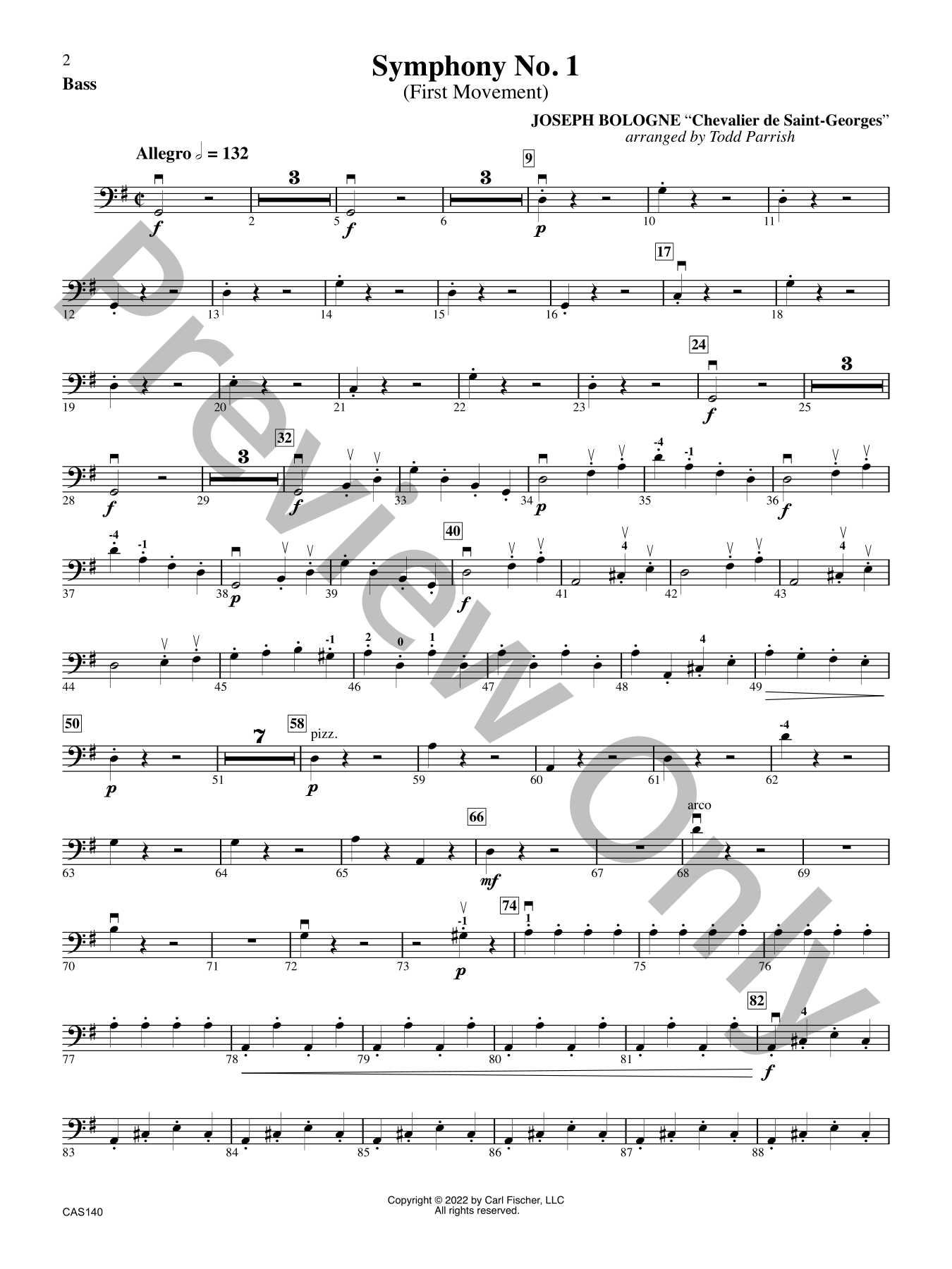 Symphony No. 1 Orchestra Sheet Music | J.W. Pepper