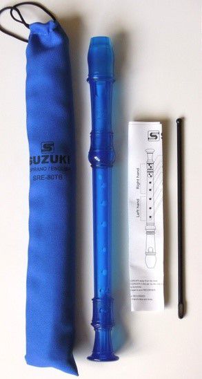 Suzuki Three-Piece Baroque Soprano English Recorder | J.W. Pepper