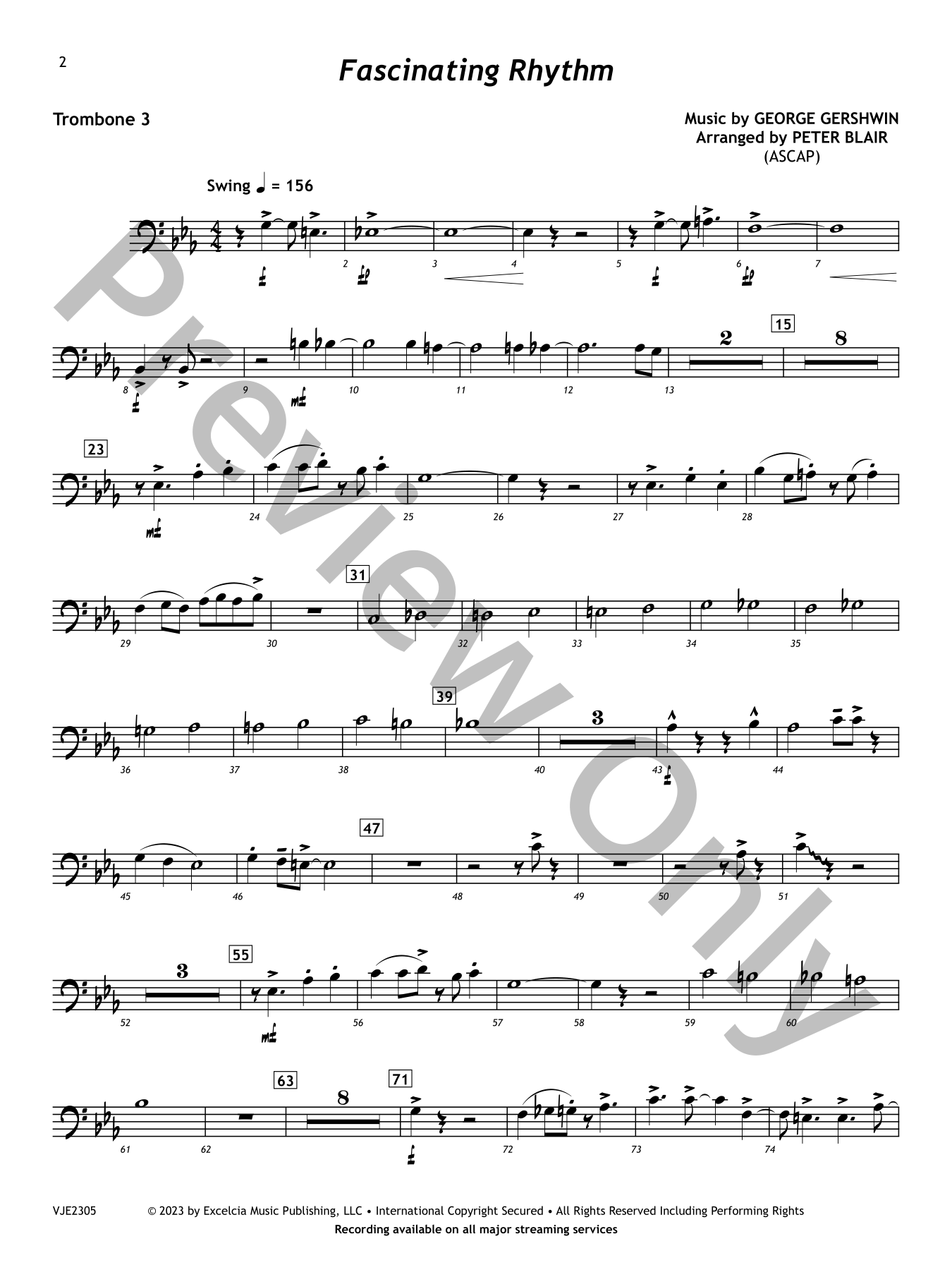 Fascinating Rhythm Jazz Sheet Music | J.W. Pepper