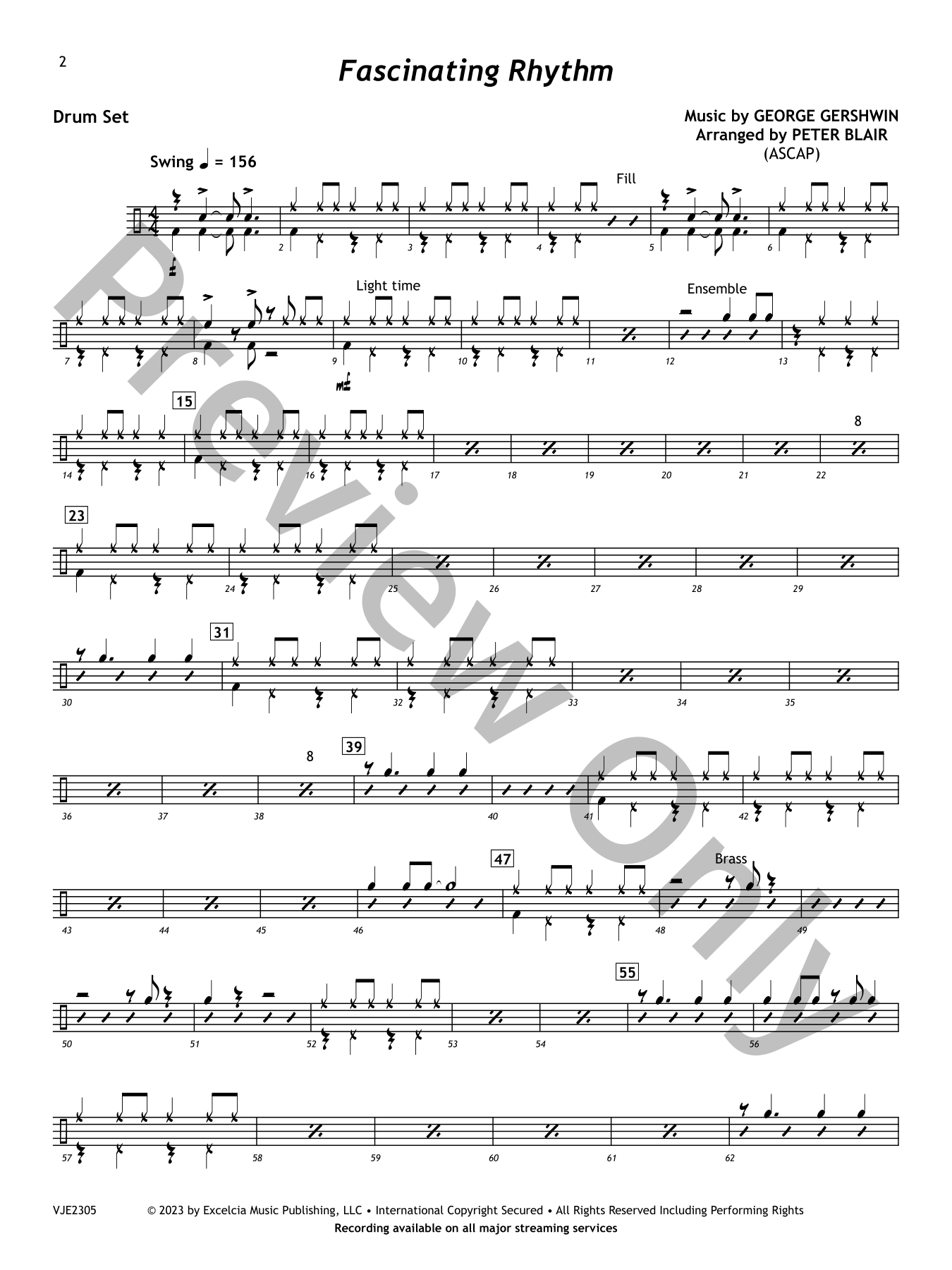 Fascinating Rhythm Jazz Sheet Music | J.W. Pepper