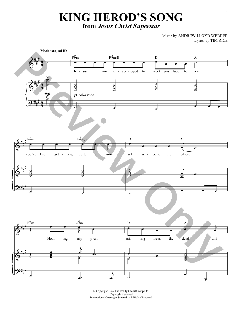 King Herod's Song | J.W. Pepper