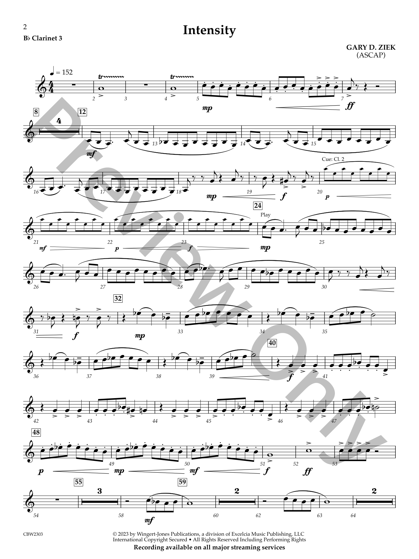 Intensity Concert Band Sheet Music | J.W. Pepper