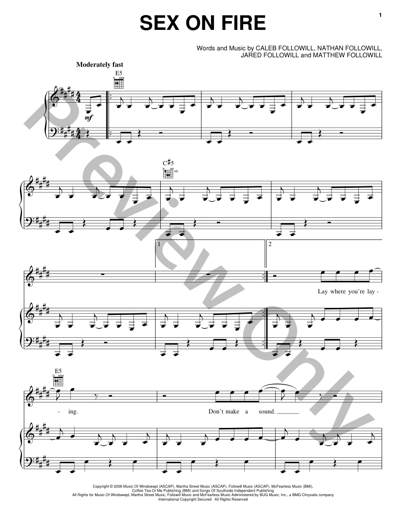 Sex on Fire | J.W. Pepper