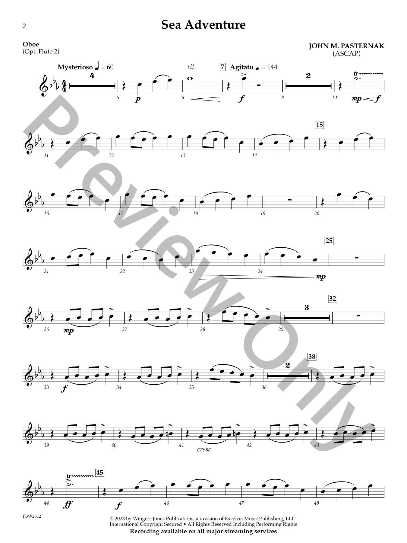 Sea Adventure Concert Band Sheet Music | J.W. Pepper