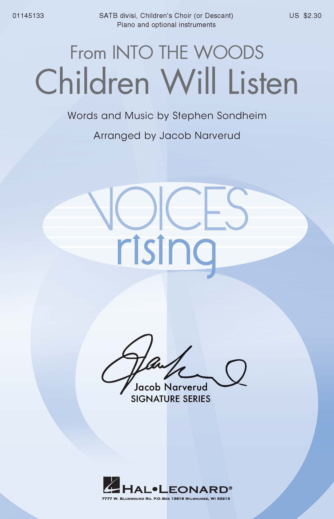 Children Will Listen Choral Sheet Music | J.W. Pepper