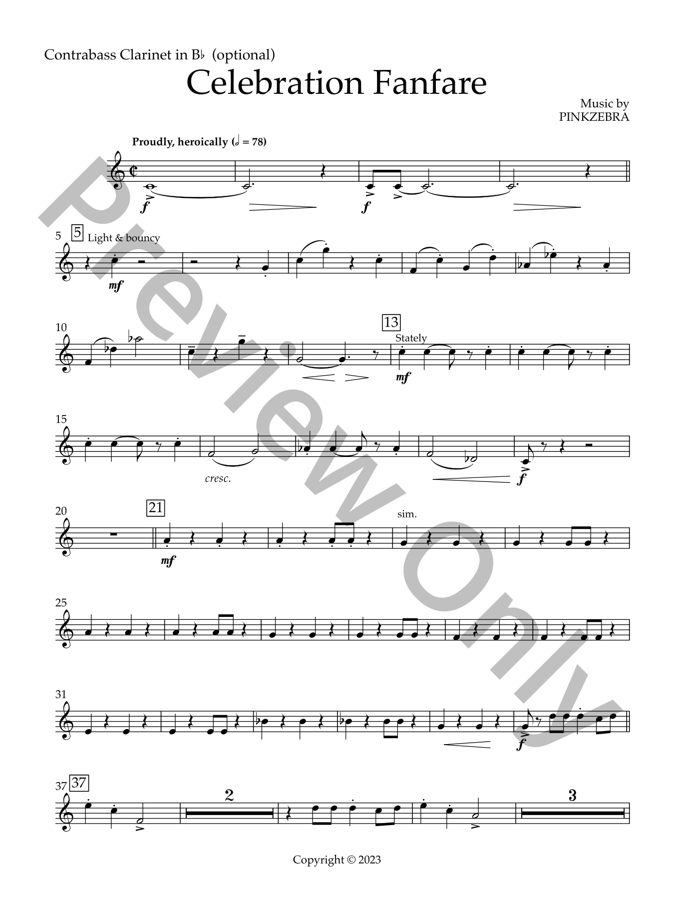 A Celebration Fanfare 楽譜 A Celebration Fanfare 楽譜 セレブレーション・ファンファーレ