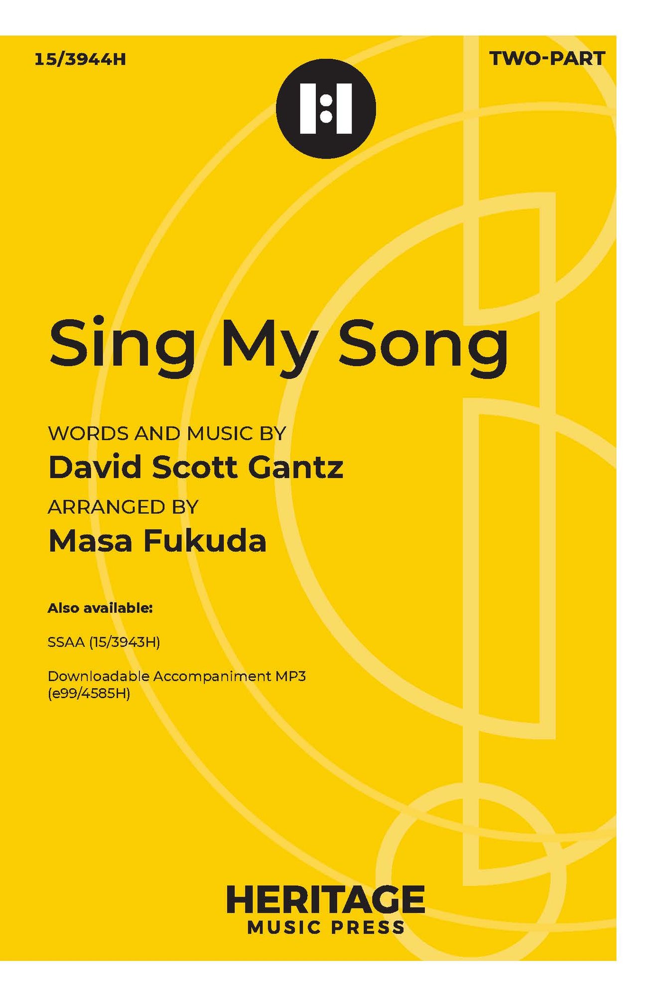 「 I will sing a song for you 」 色えんぴつ画 A4 Sing My Song Choral Sheet Music | J.W. Pepper