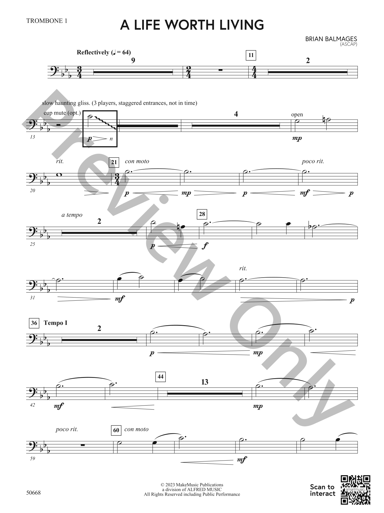 A Life Worth Living Concert Band Sheet Music | J.W. Pepper