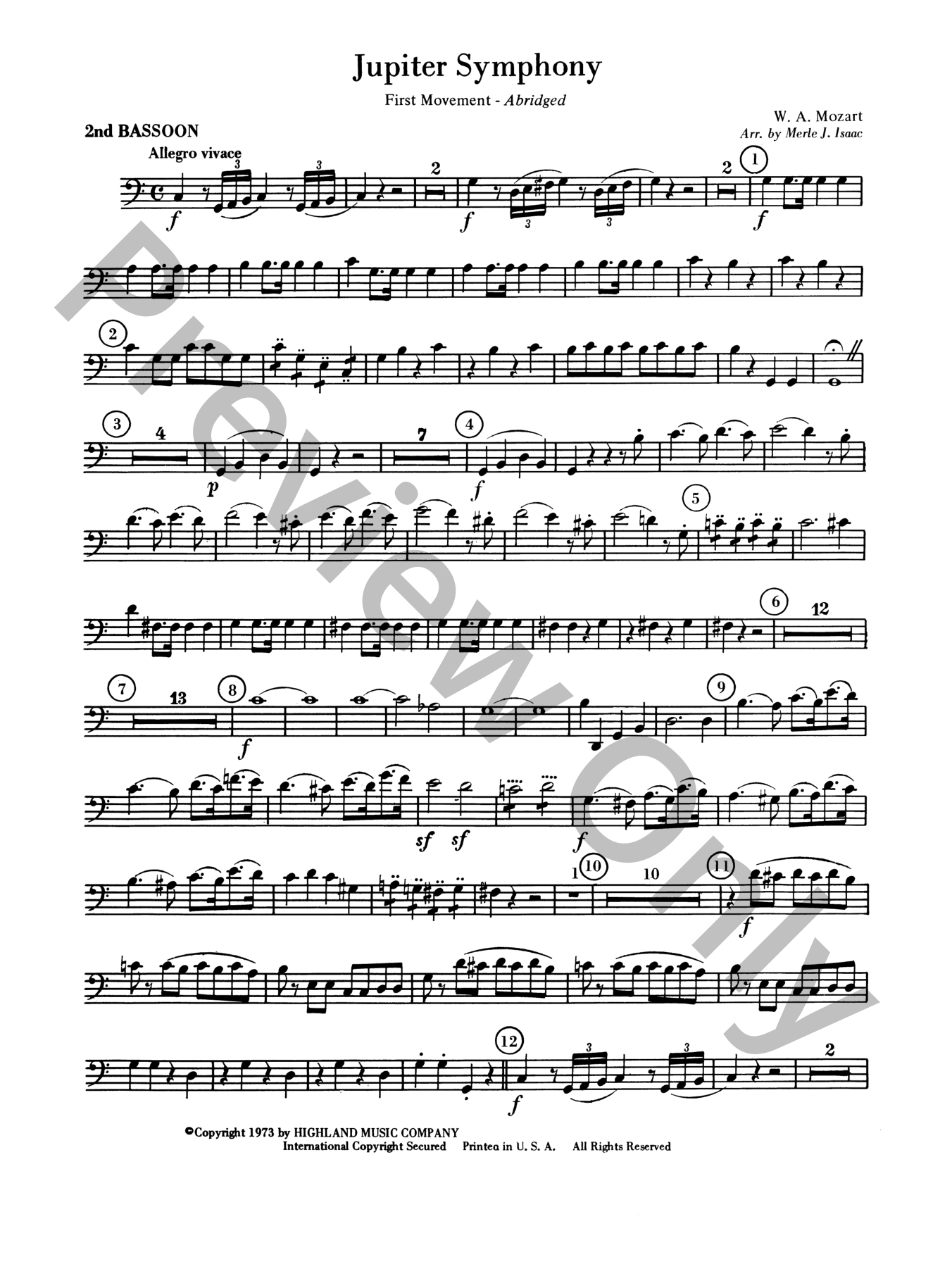 Jupiter Symphony Orchestra Sheet Music | J.W. Pepper