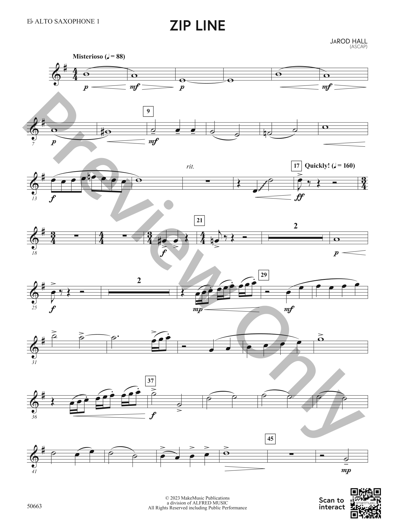 Zip Line Concert Band Sheet Music | J.W. Pepper