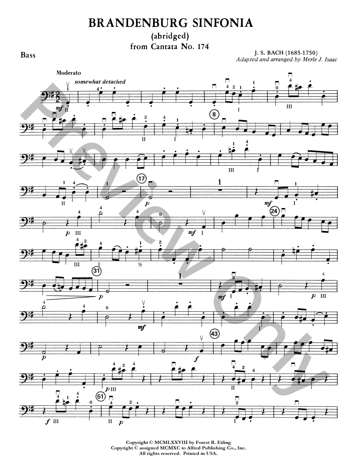 Brandenburg Sinfonia Orchestra Sheet Music | J.W. Pepper