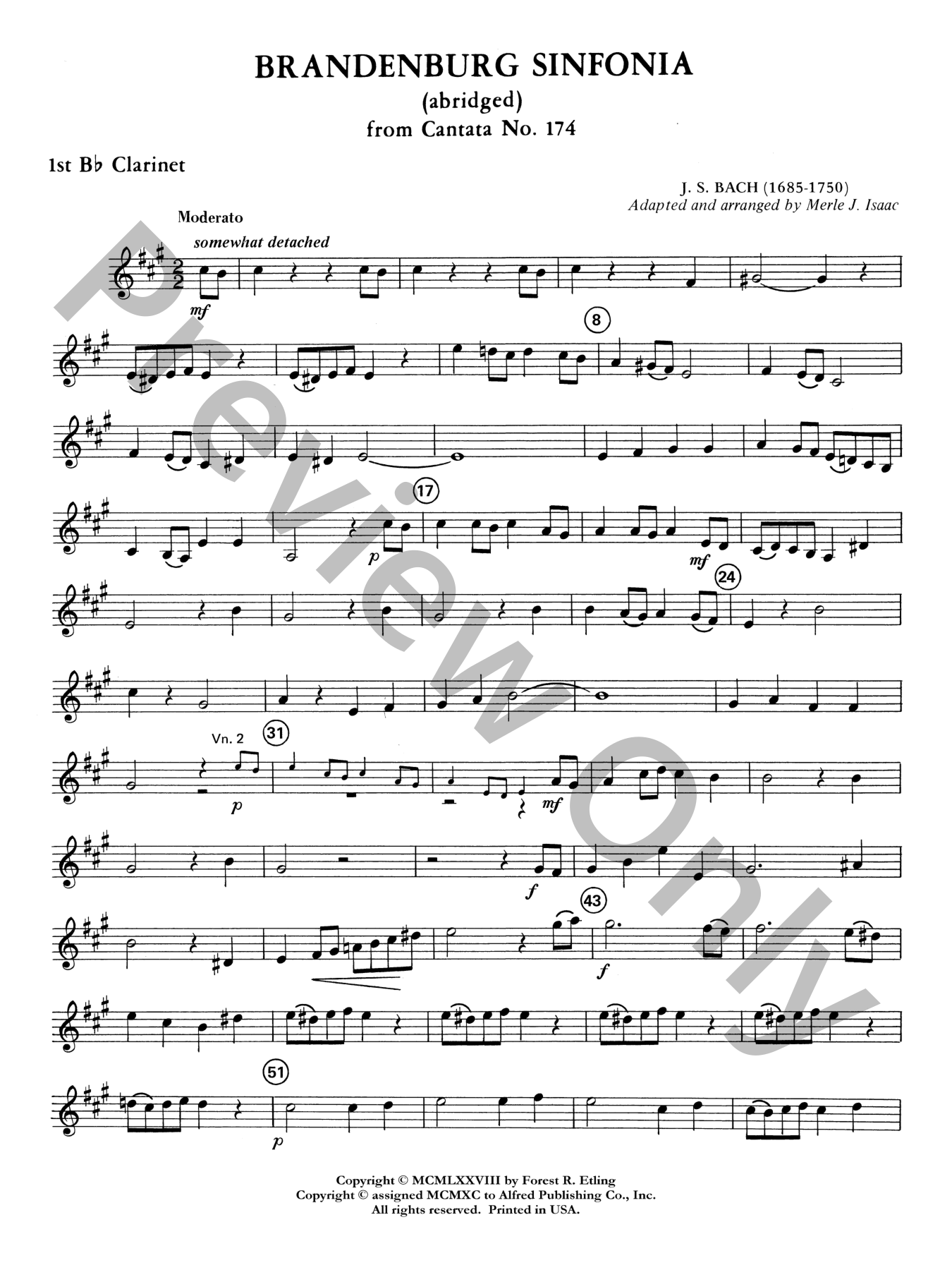 Brandenburg Sinfonia Orchestra Sheet Music | J.W. Pepper
