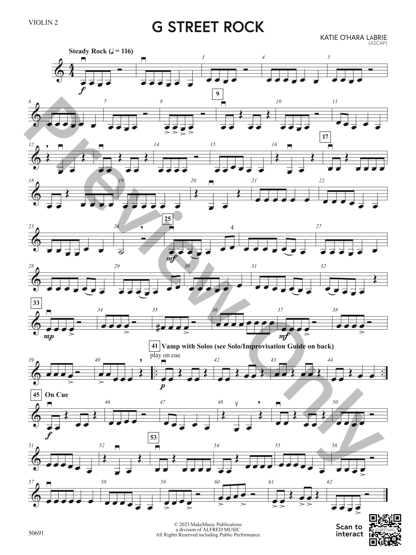 G Street Rock Orchestra Sheet Music | J.W. Pepper