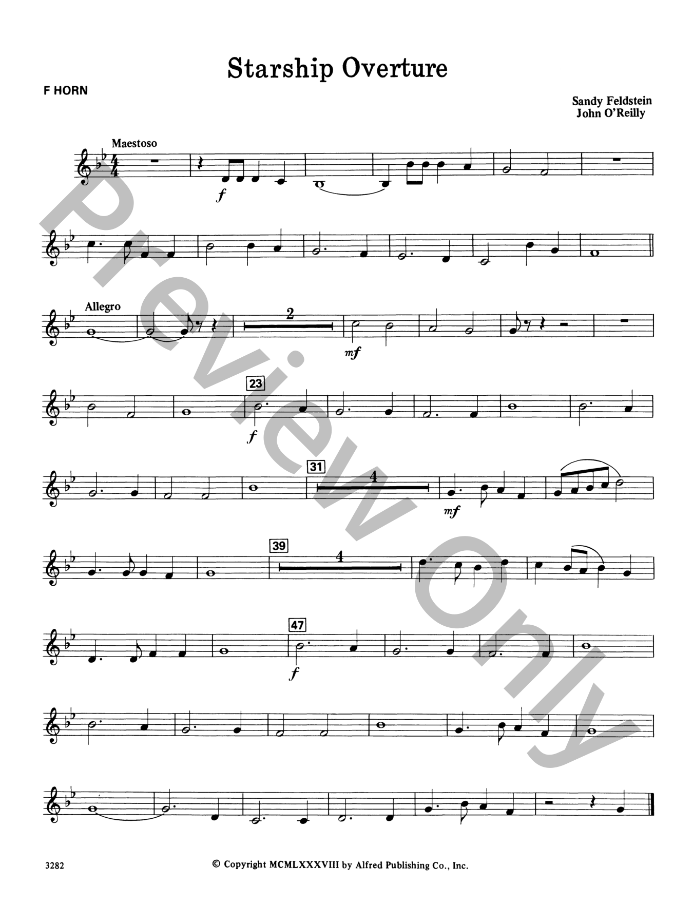 Starship Overture Concert Band Sheet Music | J.W. Pepper