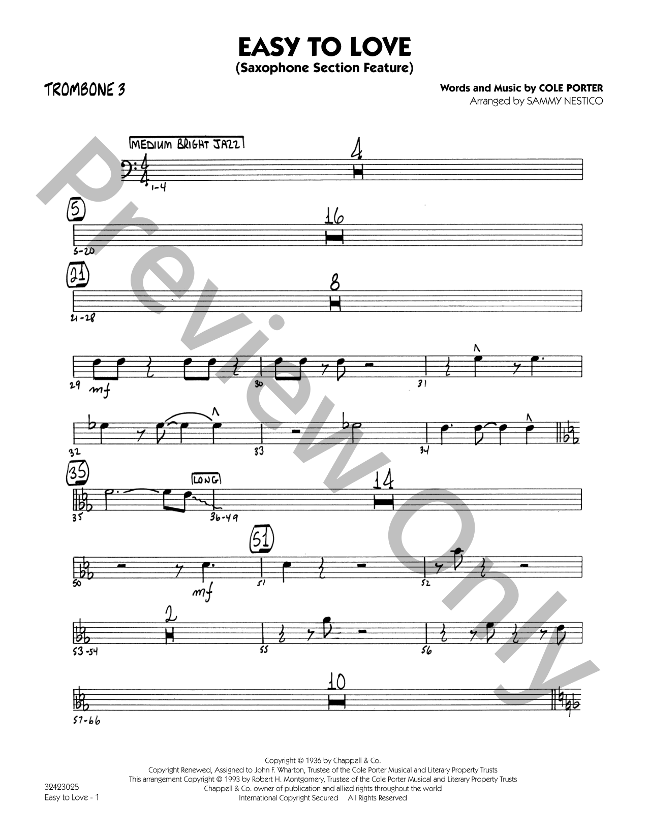 Easy to Love Jazz Sheet Music | J.W. Pepper