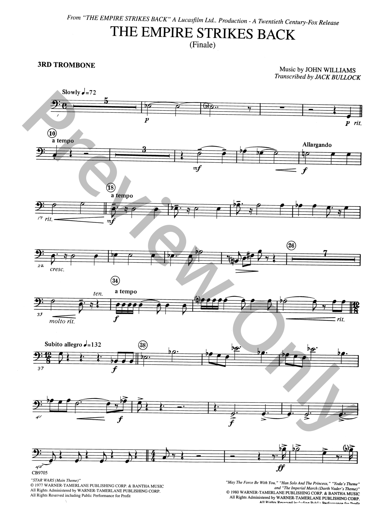 The Empire Strikes Back Concert Band Sheet Music | J.W. Pepper