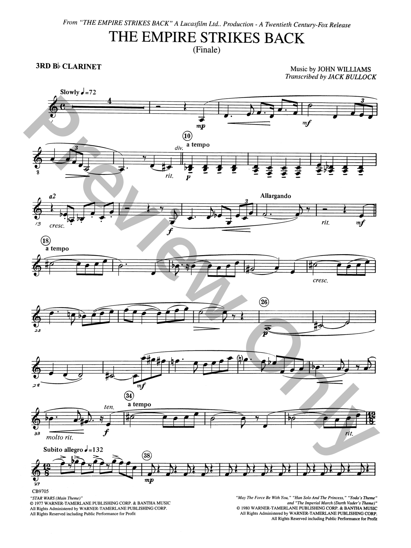 The Empire Strikes Back Concert Band Sheet Music | J.W. Pepper