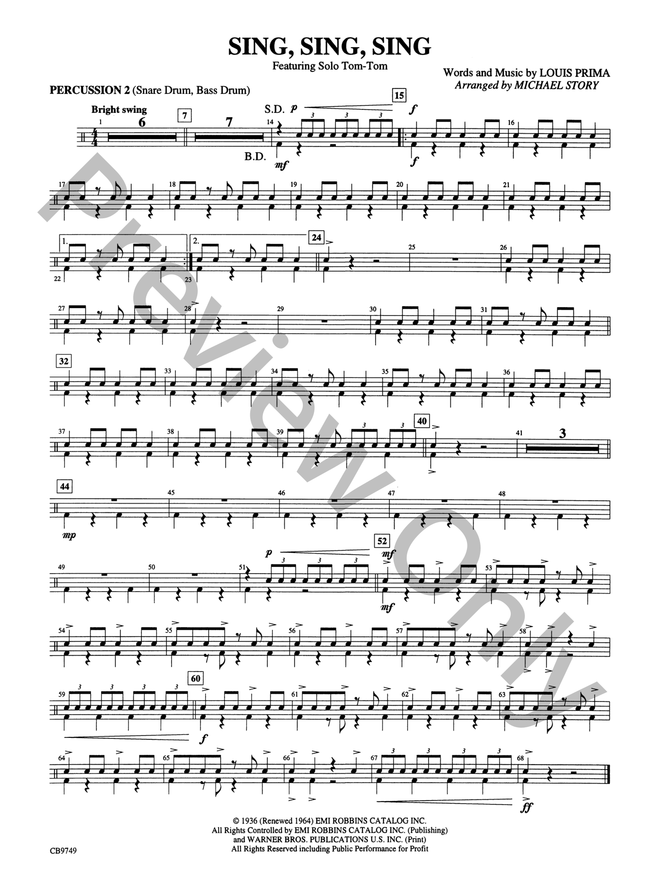 Sing, Sing, Sing | J.W. Pepper