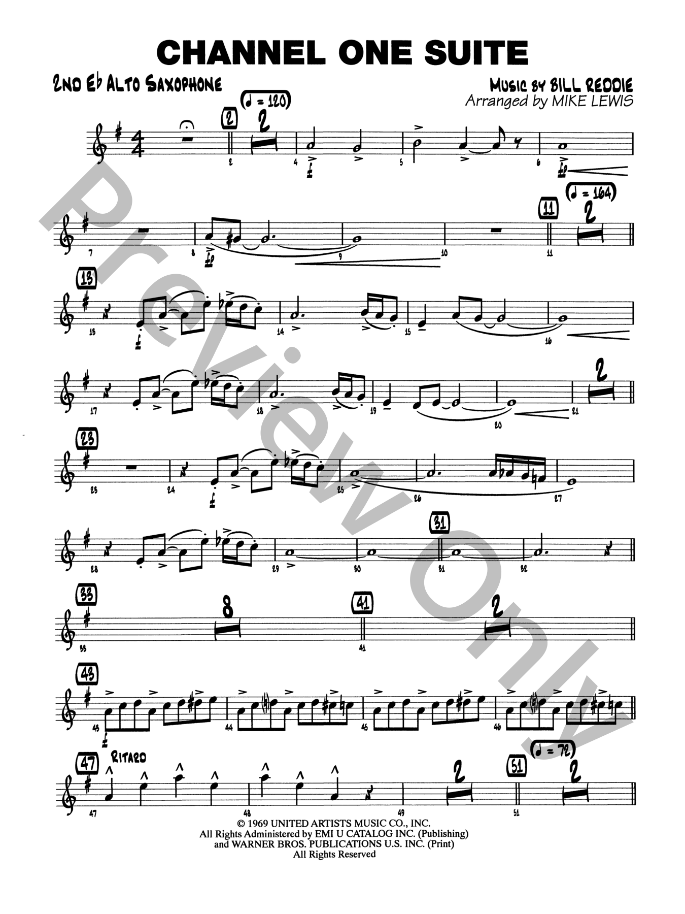 Channel One Suite Jazz Sheet Music | J.W. Pepper