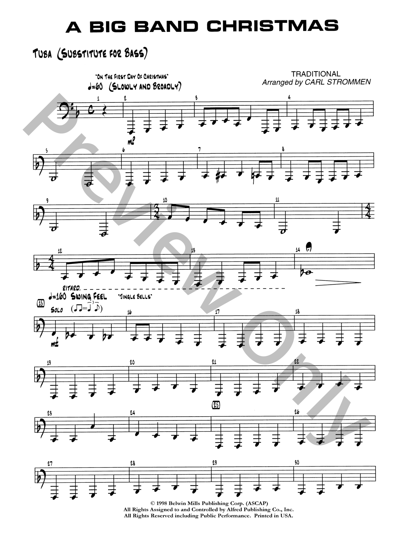A Big Band Christmas I Jazz Sheet Music | J.W. Pepper