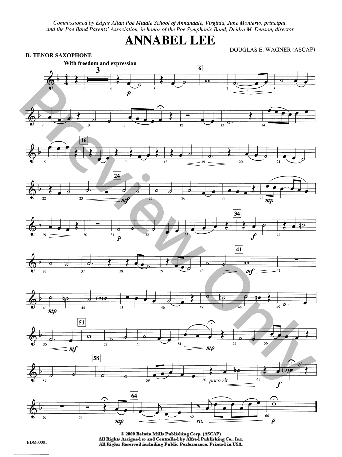 Annabel Lee | J.W. Pepper