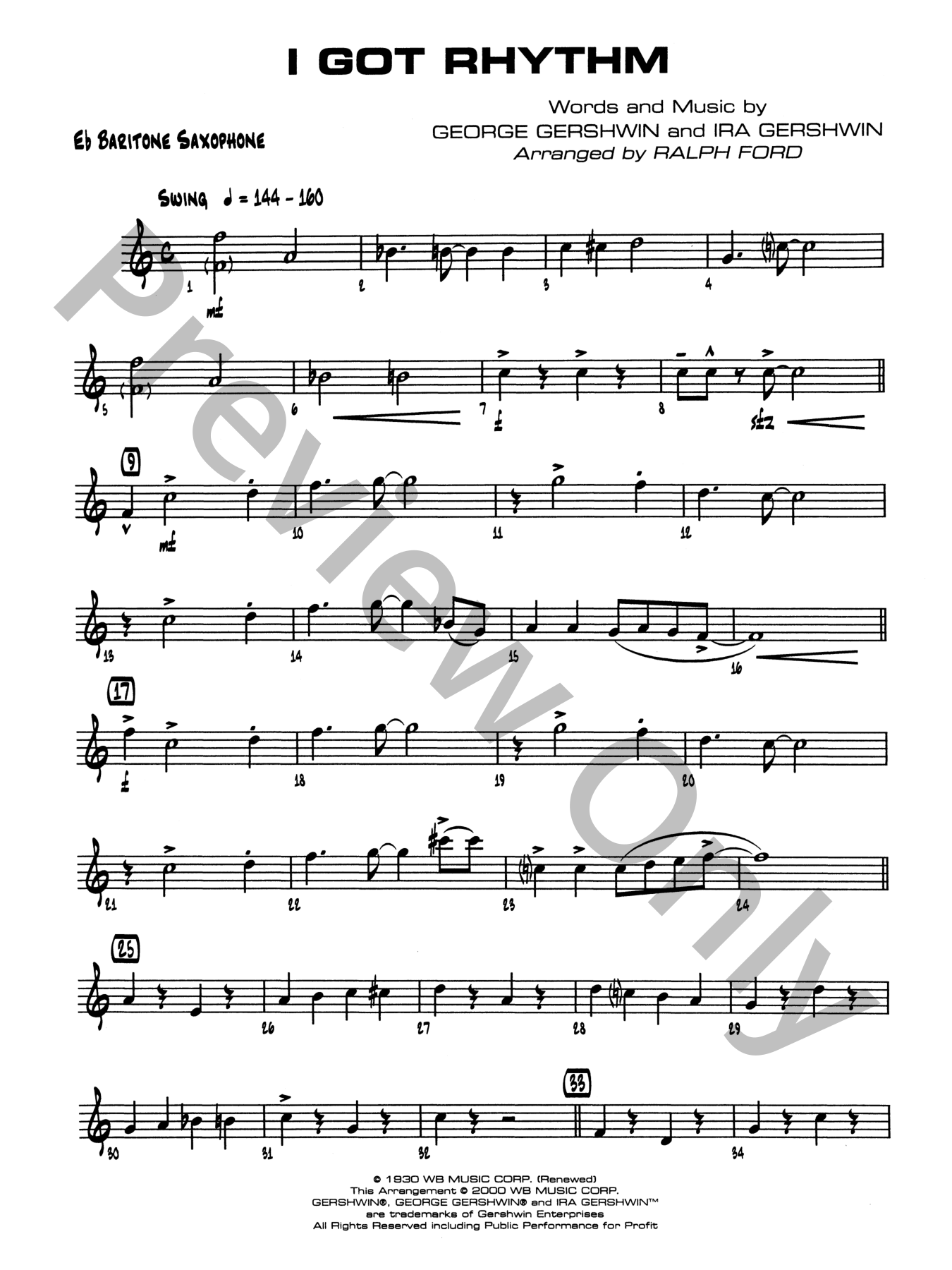 I Got Rhythm | J.W. Pepper