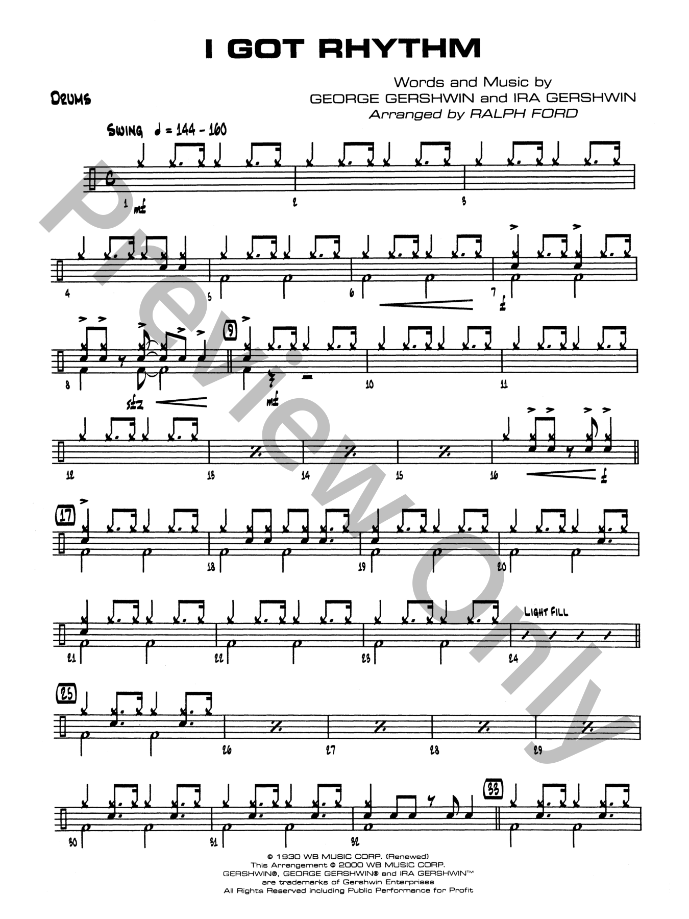 I Got Rhythm | J.W. Pepper