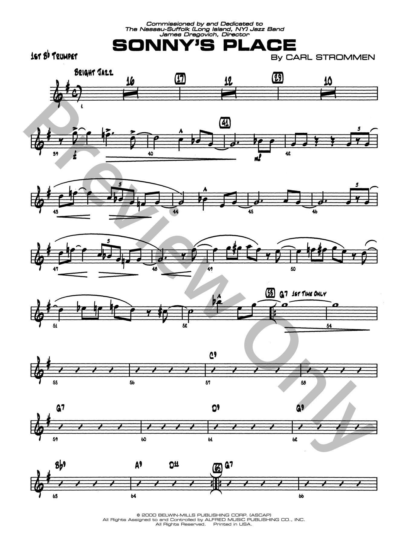 Sonnys Place Jazz Sheet Music | J.W. Pepper