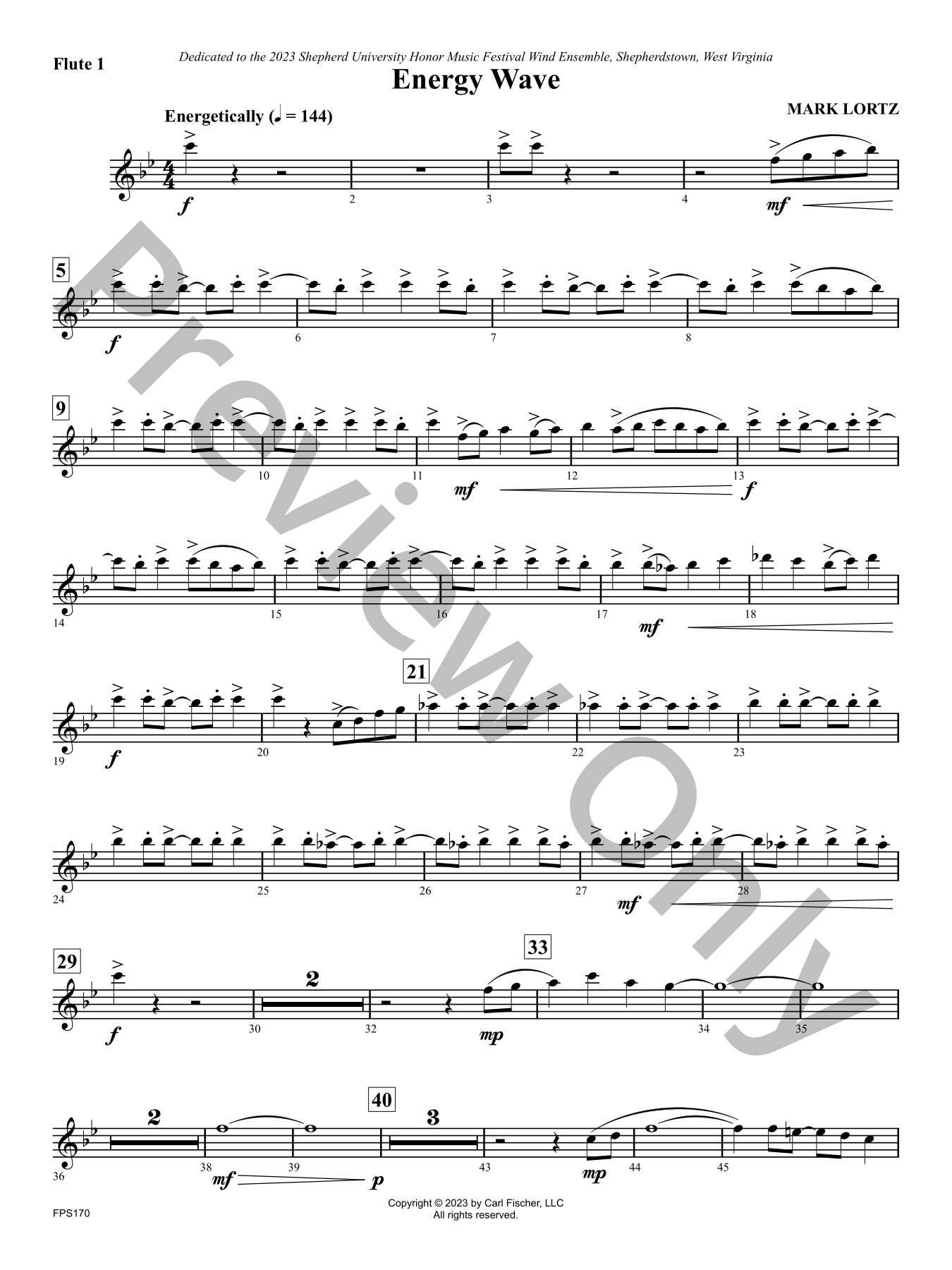 Energy Wave Concert Band Sheet Music | J.W. Pepper