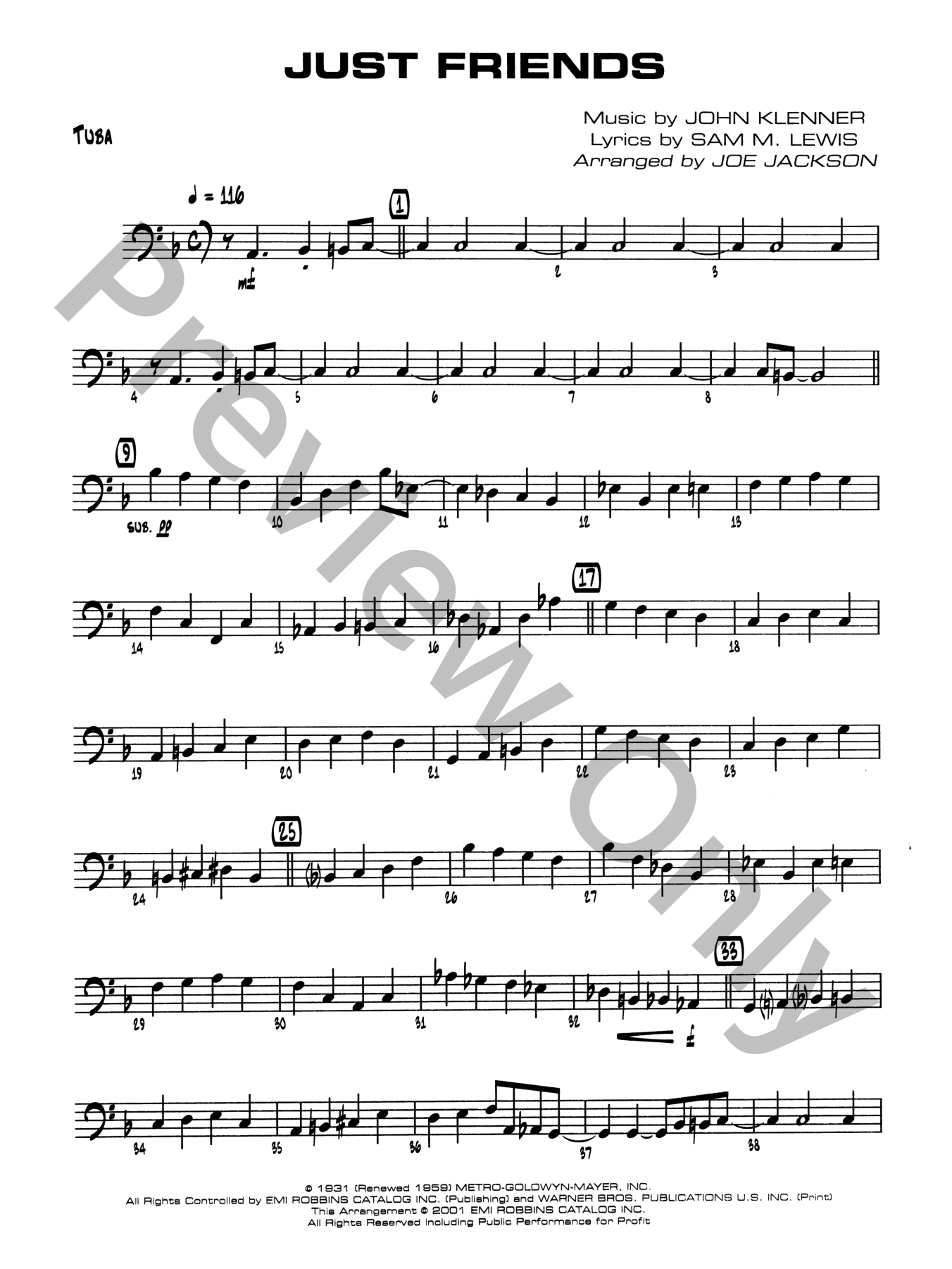 ビッグバンド楽譜「JUST FRIENDS」DOC SEVERINSEN SMP953.jpg