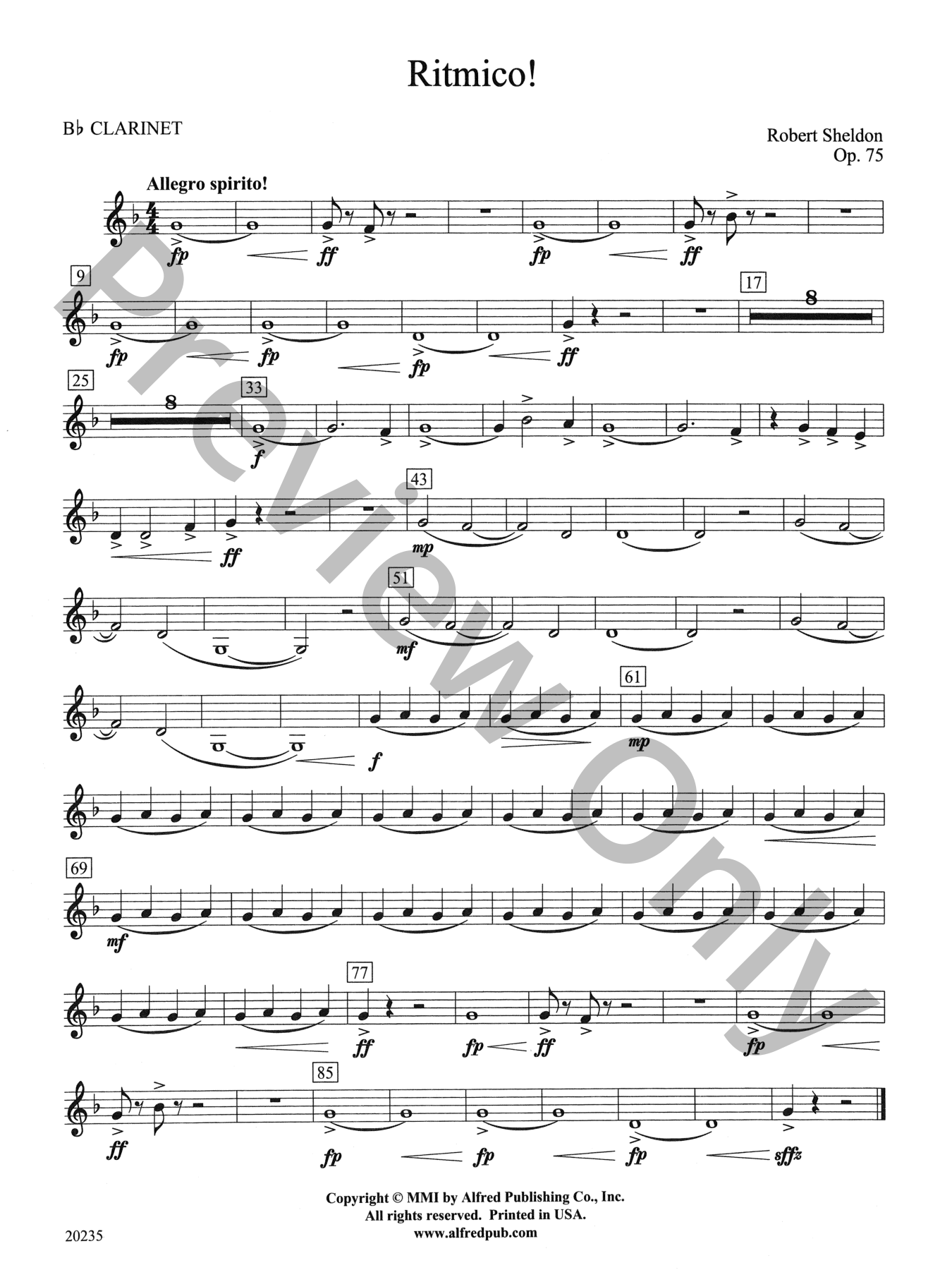 Ritmico! Concert Band Sheet Music | J.W. Pepper
