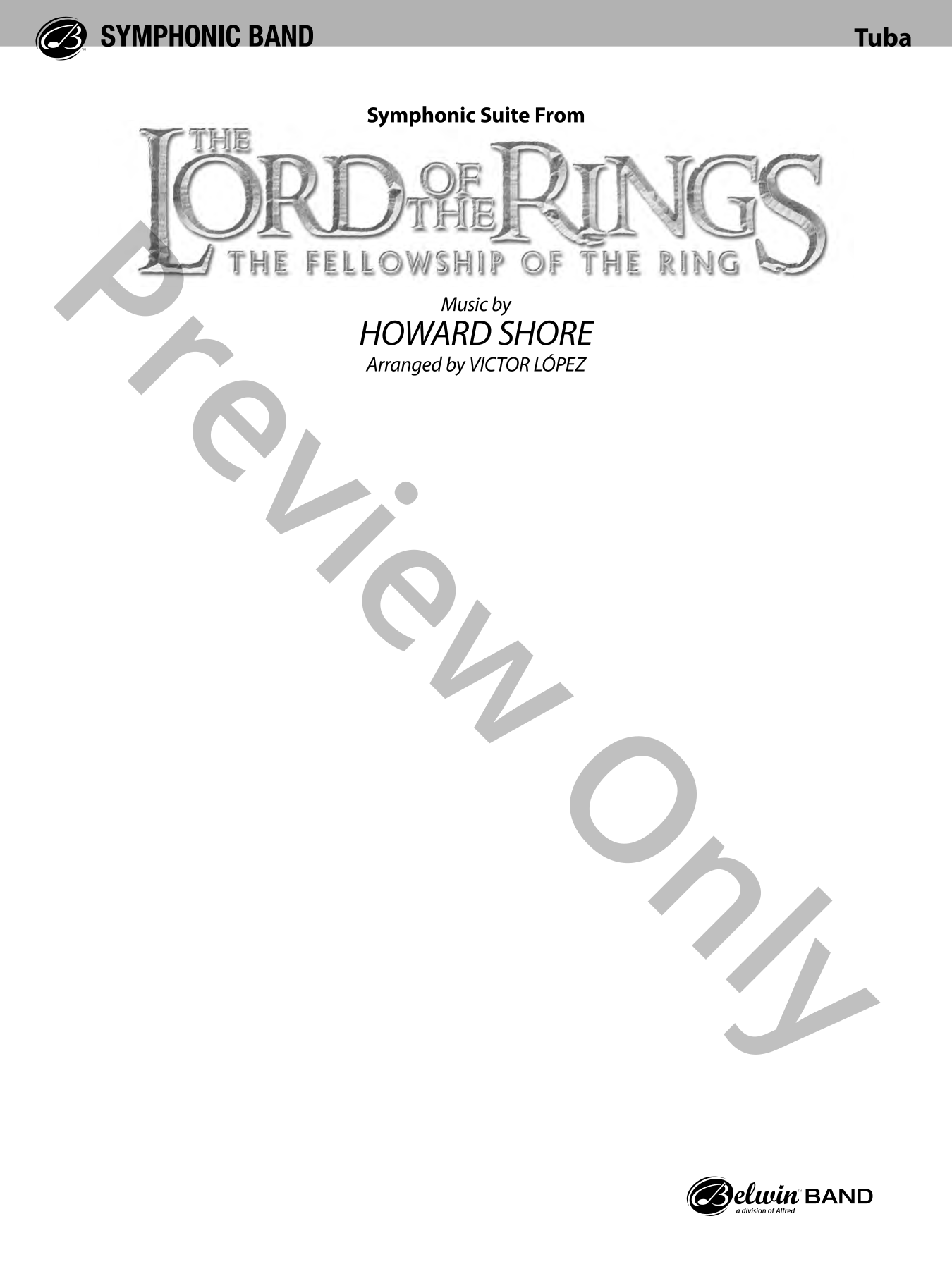 The Lord of the Rings: The Fellowship of the Ring Concert Band