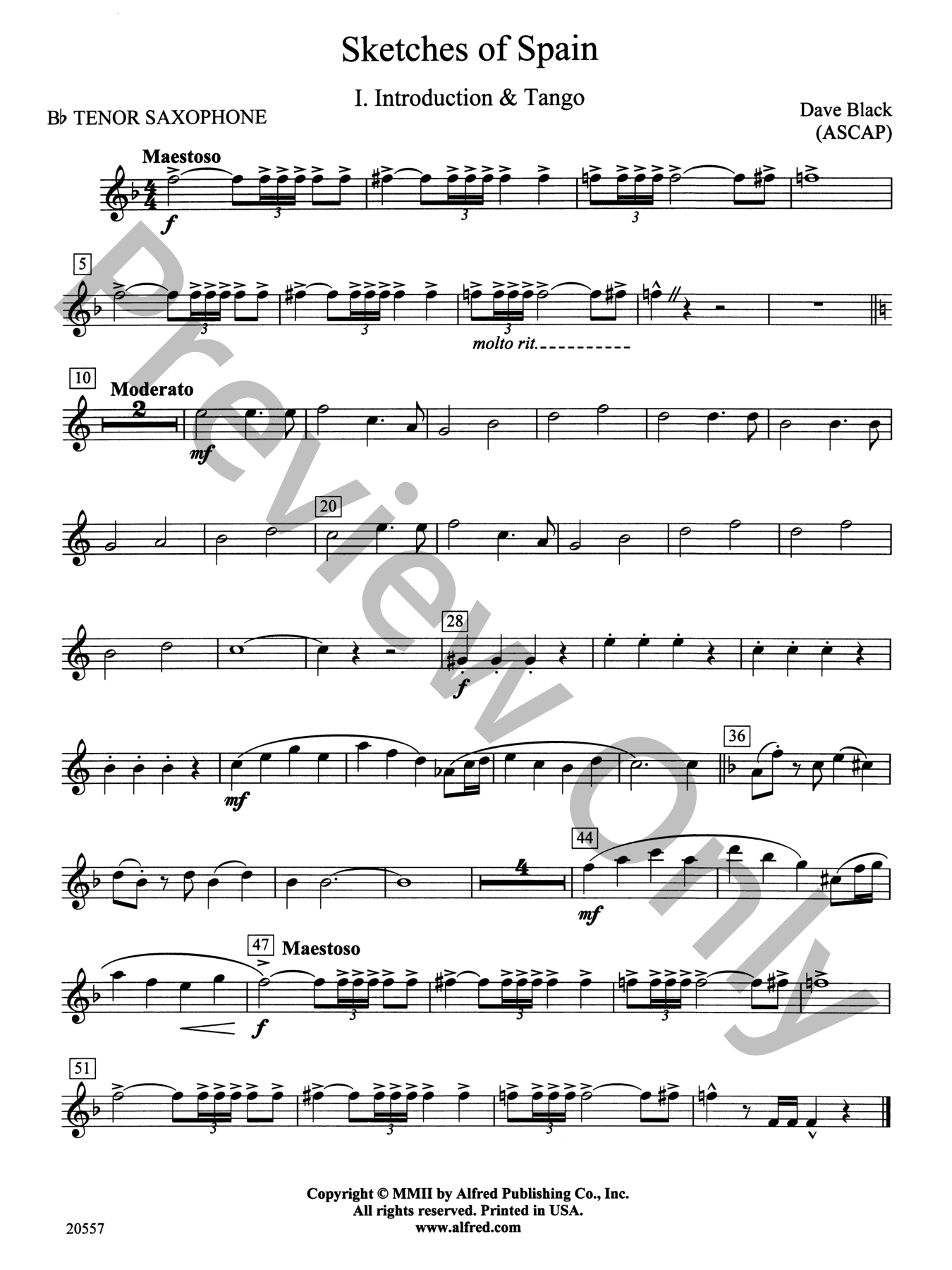 Sketches of Spain Concert Band Sheet Music | J.W. Pepper