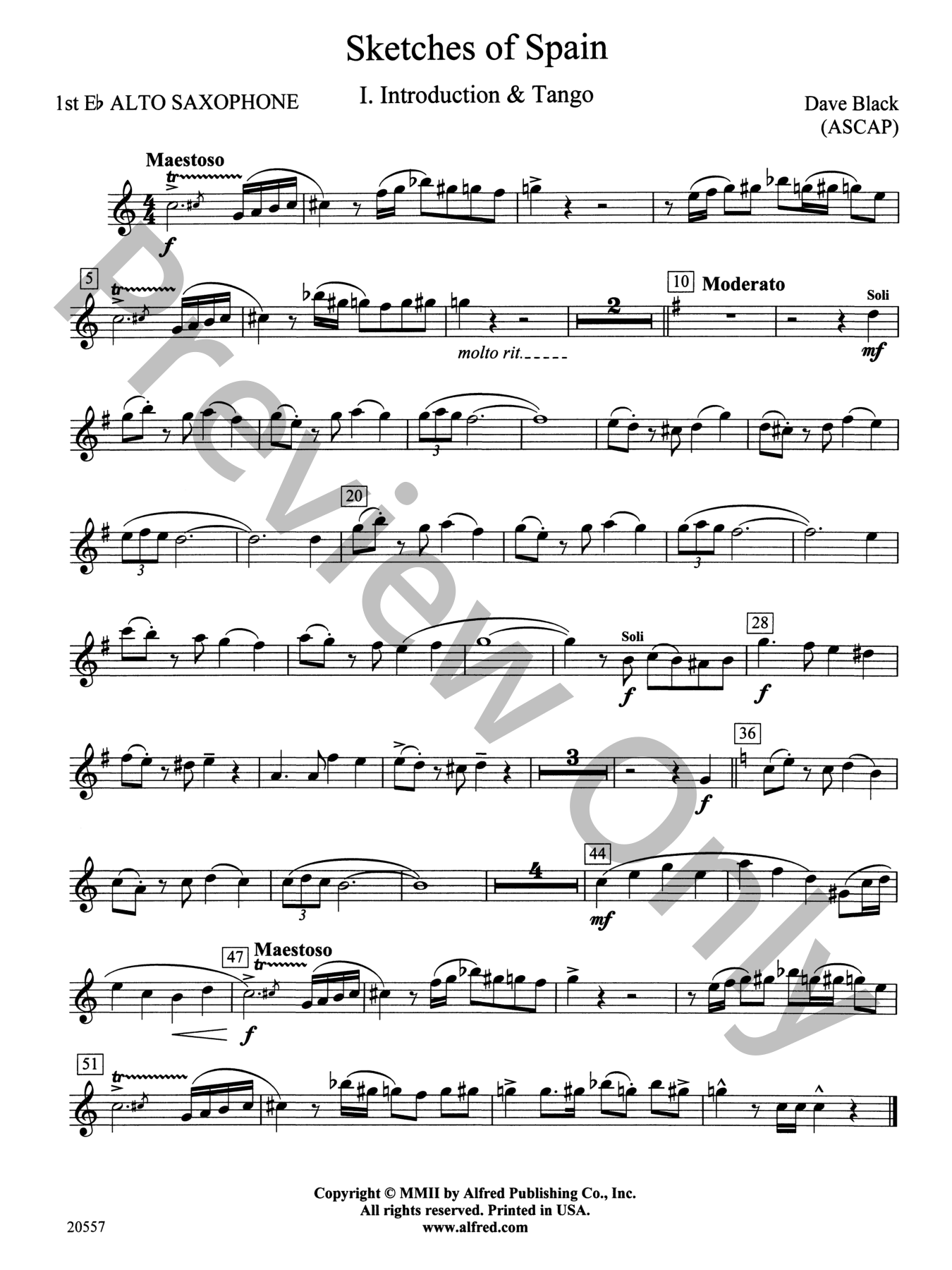 Sketches of Spain Concert Band Sheet Music | J.W. Pepper