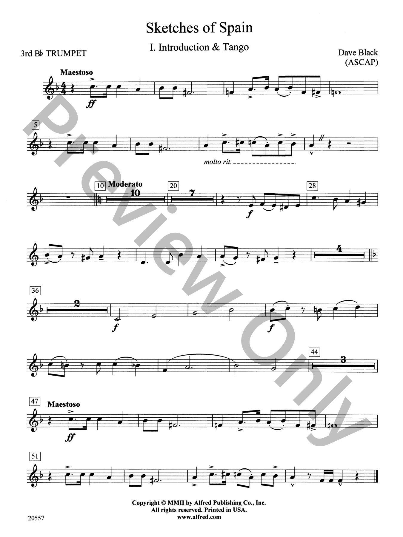 Sketches of Spain Concert Band Sheet Music | J.W. Pepper