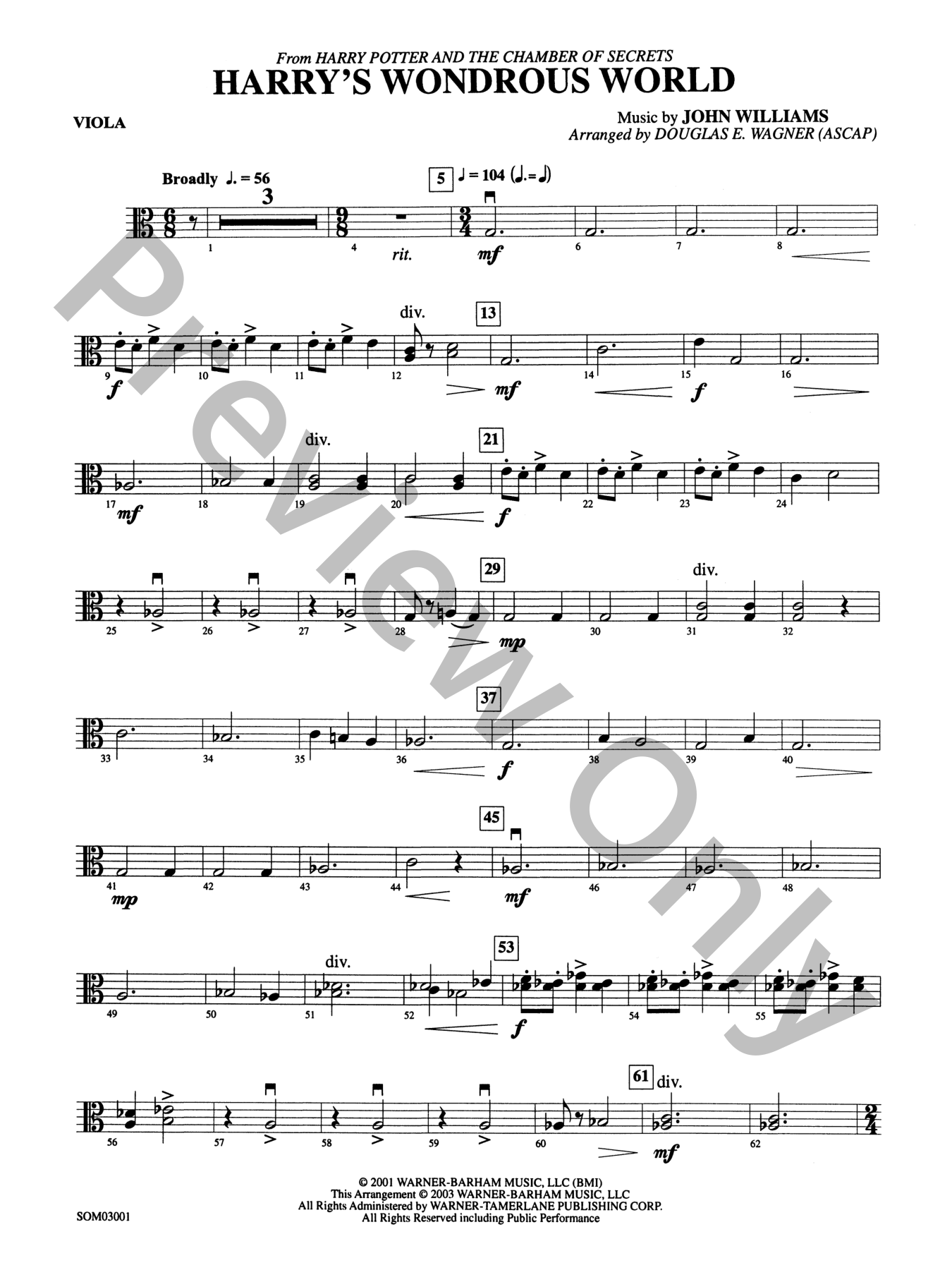 Harry's Wondrous World Orchestra Sheet Music | J.W. Pepper